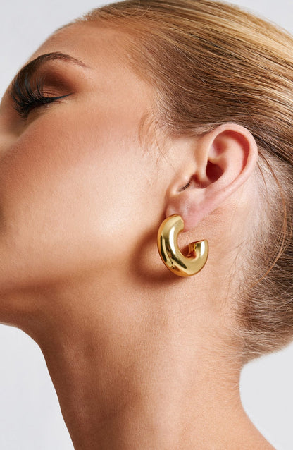 Petra Hoop Earrings – Gold