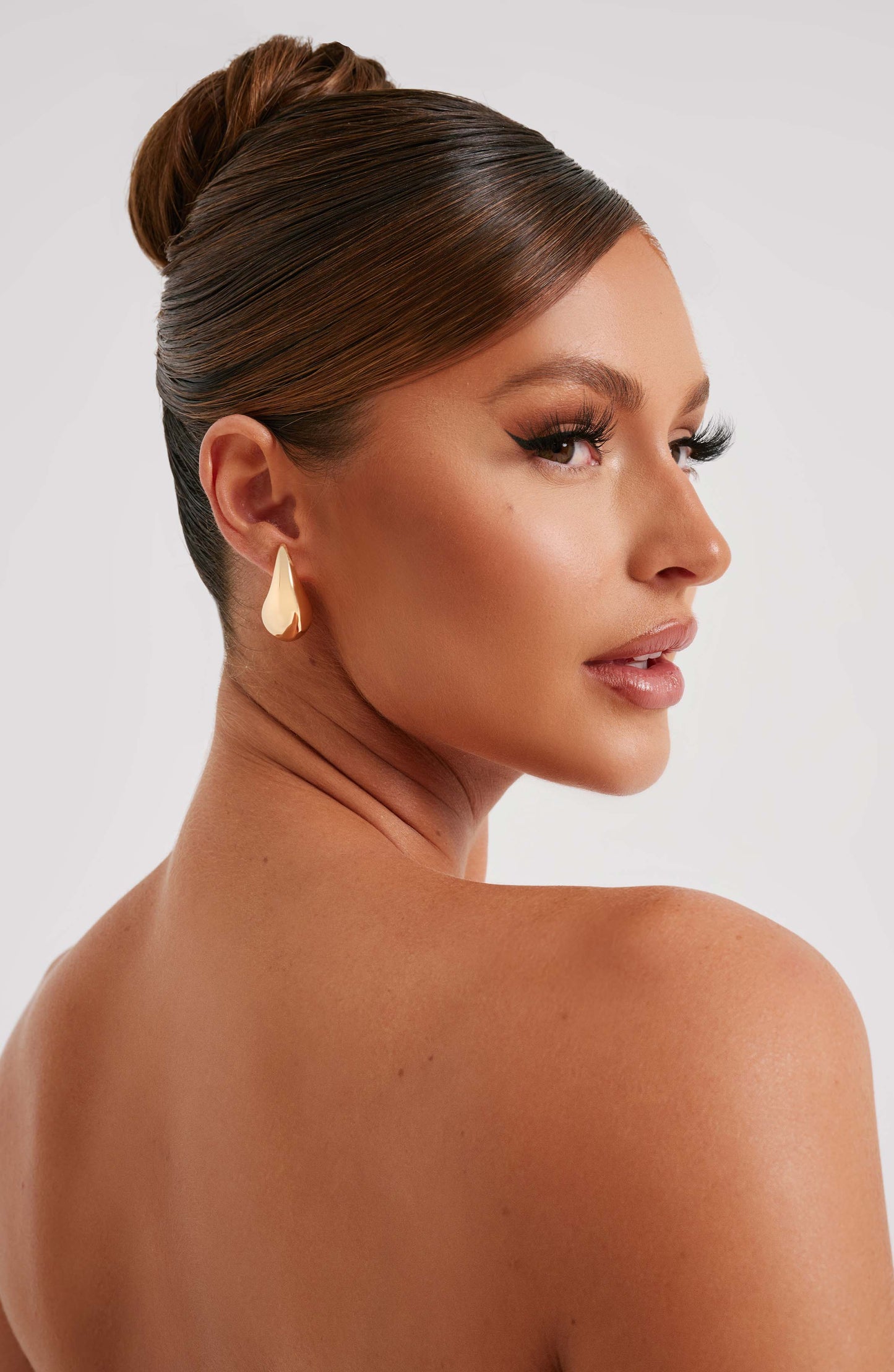 Fayth Small Earrings – Gold