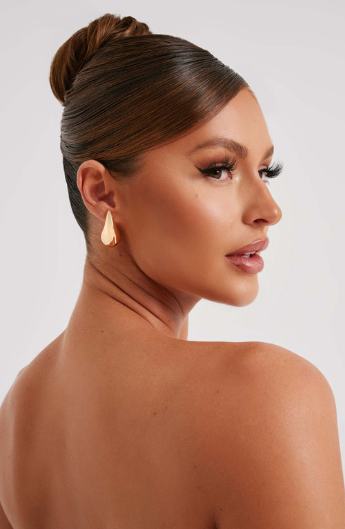 Fayth Small Earrings – Gold