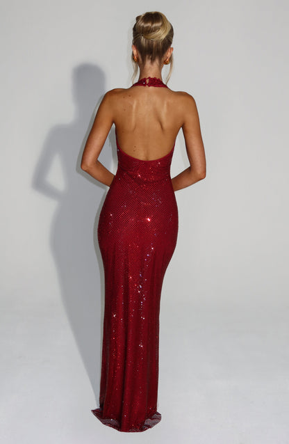 Starla Maxi Dress - Wine
