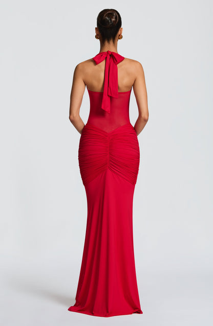 Vixen Maxi Dress - Red