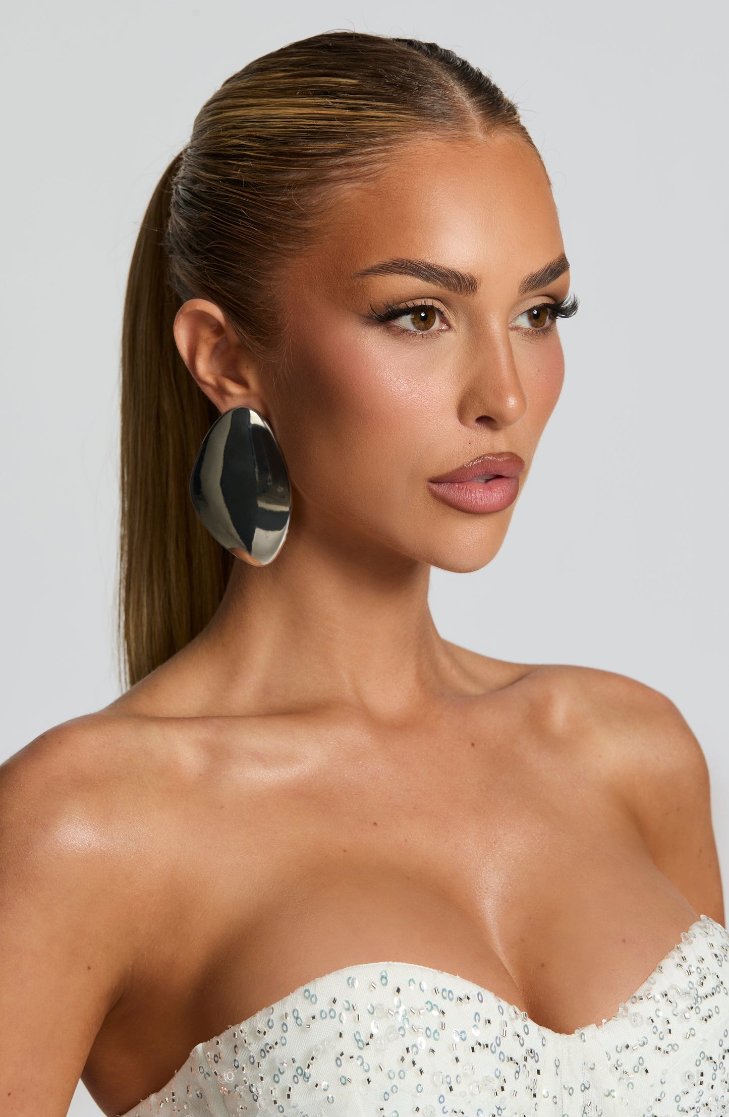 Yuki Earrings - Silver